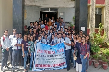 Uttaranchal College of Applied & Life Sciences conducts an Industrial Tour to Aanchal Dairy, Dehradun