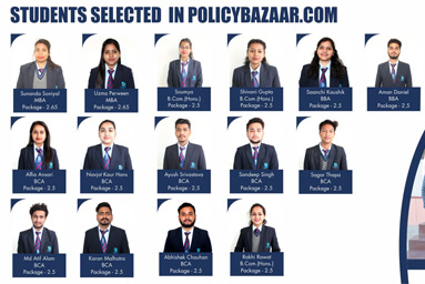 Students Selected In Policybazaar.com