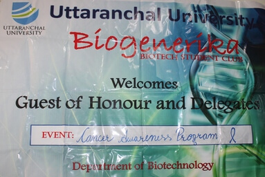 School of Applied and Life Sciences conducts an Awareness Programme on Cancer